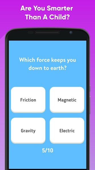 Run android online APK 5th Grader Quiz - Are You Smarter Than A Child? from MyAndroid or emulate 5th Grader Quiz - Are You Smarter Than A Child? using MyAndroid