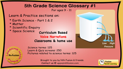Emulate iPhone app 5th Grade Science Glossary # 1 : Learn and Practice Worksheets for home use and in school classrooms using MyAndroid Emulate iPhone app 5th Grade Science Glossary # 1 : Learn and Practice Worksheets for home use and in school classrooms using MyAndroid