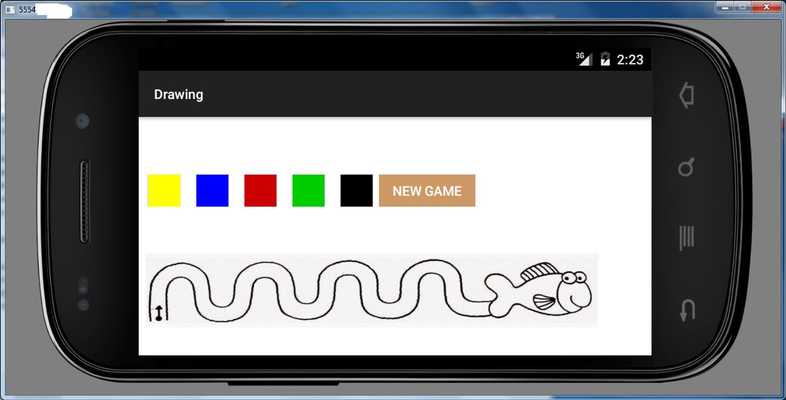 Emulate Android APK 5 years educational line game