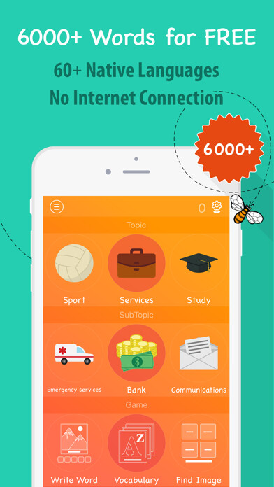 Emulate iPhone app 6000 Words - Learn Croatian Language for Free using MyAndroid Emulate iPhone app 6000 Words - Learn Croatian Language for Free using MyAndroid