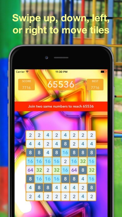 Emulate iPhone app 65536 Puzzle using MyAndroid Emulate iPhone app 65536 Puzzle using MyAndroid