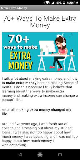 Run android online APK 66 Ways To Make Extra Money from MyAndroid or emulate 66 Ways To Make Extra Money using MyAndroid
