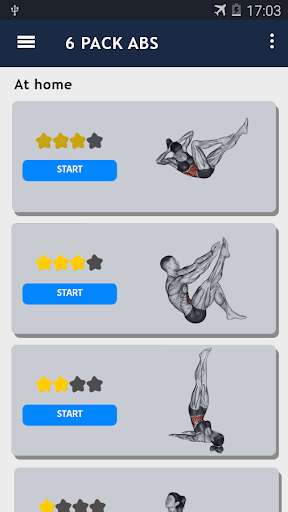 Run android online APK 6 Pack Abs Workout from MyAndroid or emulate 6 Pack Abs Workout using MyAndroid