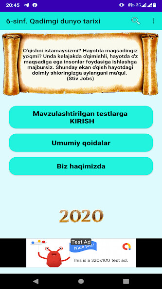 Run android online APK 6-sinf Qadimgi dunyo tarixi from MyAndroid or emulate 6-sinf Qadimgi dunyo tarixi using MyAndroid Run android online APK 6-sinf Qadimgi dunyo tarixi from MyAndroid or emulate 6-sinf Qadimgi dunyo tarixi using MyAndroid