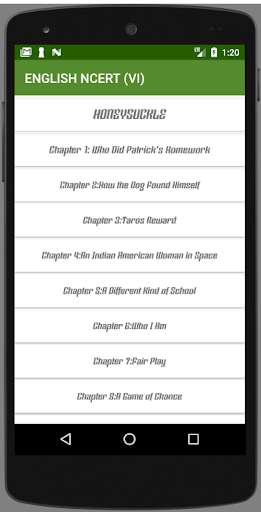 Emulate Android APK 6th English NCERT Solution Emulate Android APK 6th English NCERT Solution