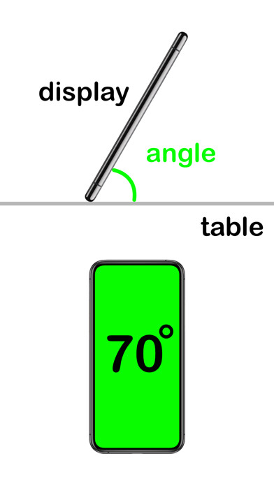 Emulate iPhone app 70 Degree : Smart Protractor using MyAndroid Emulate iPhone app 70 Degree : Smart Protractor using MyAndroid