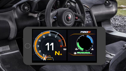 Emulate iPhone app 720s: OBD-II Digital Gauges using MyAndroid Emulate iPhone app 720s: OBD-II Digital Gauges using MyAndroid