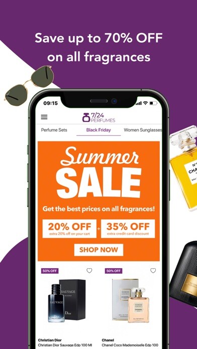 Emulate iPhone app 7/24 Perfumes Shopping App using MyAndroid Emulate iPhone app 7/24 Perfumes Shopping App using MyAndroid