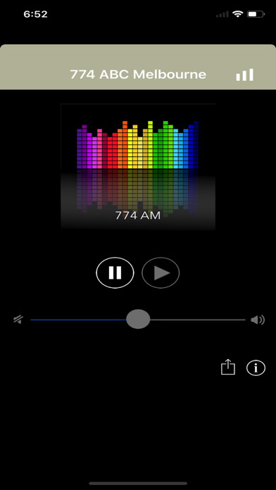 Emulate iPhone app 774 ABC Radio Melbourne using MyAndroid Emulate iPhone app 774 ABC Radio Melbourne using MyAndroid