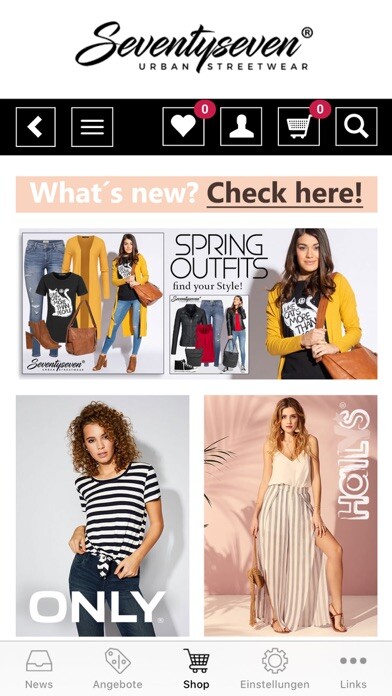 Emulate iPhone app 77onlineshop: Fashion & Mode using MyAndroid Emulate iPhone app 77onlineshop: Fashion & Mode using MyAndroid