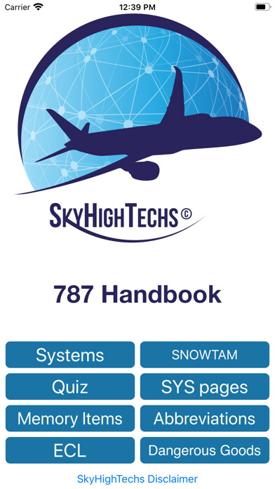 Emulate iPhone app 787 Handbook using MyAndroid