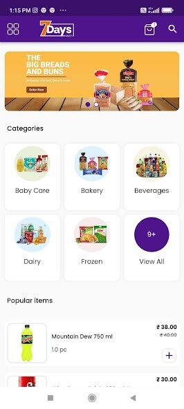 Run android online APK 7 Days Mart from MyAndroid or emulate 7 Days Mart using MyAndroid