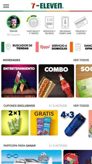 Emulate iPhone app 7-Eleven Mexico using MyAndroid Emulate iPhone app 7-Eleven Mexico using MyAndroid