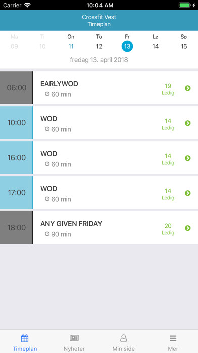 Emulate iPhone app 7 Fjell Crossfit using MyAndroid Emulate iPhone app 7 Fjell Crossfit using MyAndroid