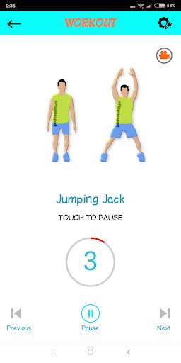 Run android online APK 7 Min Exercises from MyAndroid or emulate 7 Min Exercises using MyAndroid
