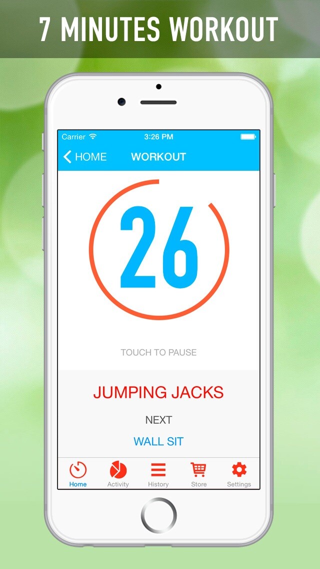Emulate iPhone app 7 Minute Workout - High Intensity Interval Training Challenge. using MyAndroid Emulate iPhone app 7 Minute Workout - High Intensity Interval Training Challenge. using MyAndroid