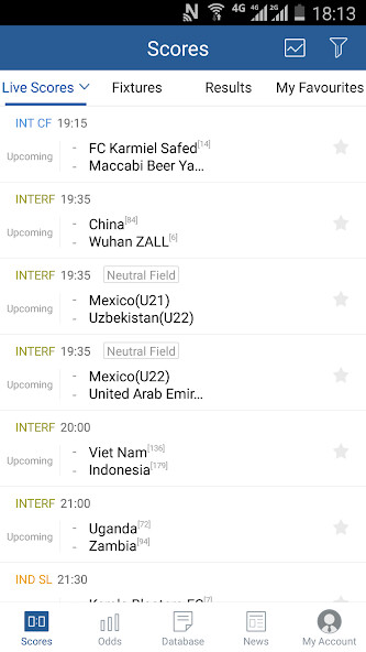 Run android online APK 7M Live Scores Pro - NewsData from MyAndroid or emulate 7M Live Scores Pro - NewsData using MyAndroid