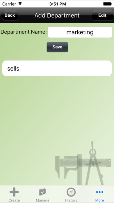 Emulate iPhone app 7W Audit–Seven waste analysis using MyAndroid