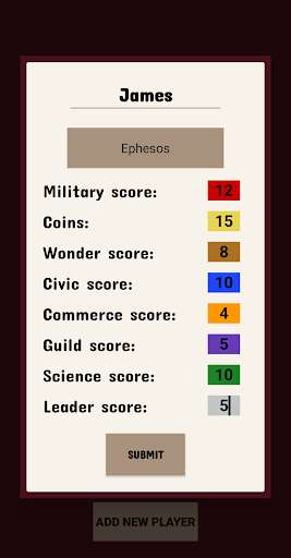 Run android online APK 7Wonder Scores from MyAndroid or emulate 7Wonder Scores using MyAndroid