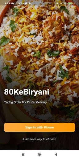 Run android online APK 80KeBiryani from MyAndroid or emulate 80KeBiryani using MyAndroid