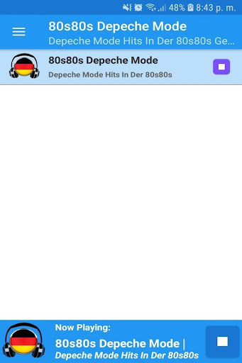Run android online APK 80s80s Depeche Mode Radio App from MyAndroid or emulate 80s80s Depeche Mode Radio App using MyAndroid