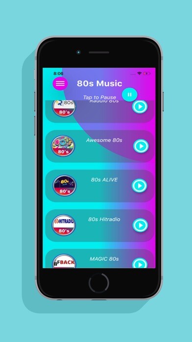 Emulate iPhone app 80s Music Radios using MyAndroid Emulate iPhone app 80s Music Radios using MyAndroid