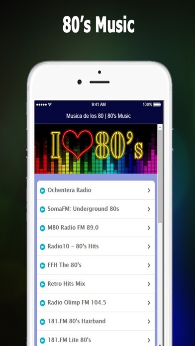 Emulate iPhone app 80s Music: The Best Radio Stations of the 80 using MyAndroid Emulate iPhone app 80s Music: The Best Radio Stations of the 80 using MyAndroid
