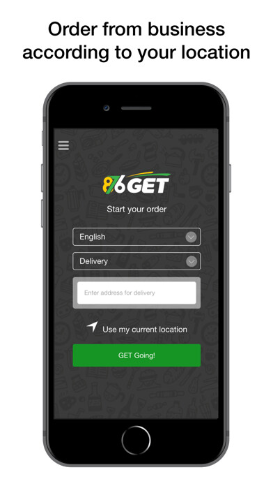 Emulate iPhone app 876get Order App using MyAndroid
