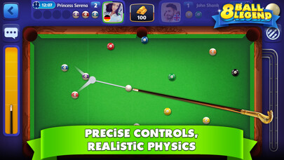 Emulate iPhone app 8 Ball Legend - Online Pool using MyAndroid