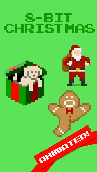 Emulate iPhone app 8 bit Christmas using MyAndroid
