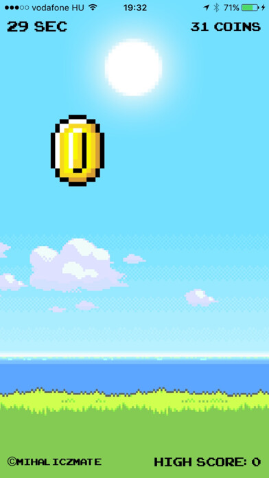 Emulate iPhone app 8-bit Coin Frenzy using MyAndroid