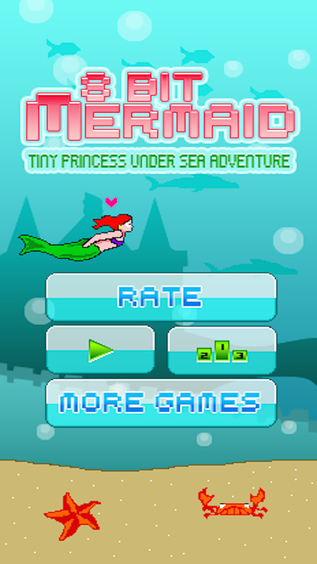 Emulate iPhone app 8 Bit Mermaid : Tiny Princess Under Sea Adventure using MyAndroid Emulate iPhone app 8 Bit Mermaid : Tiny Princess Under Sea Adventure using MyAndroid