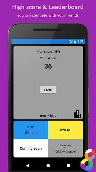 Run android online APK 8Colors - Color challenge from MyAndroid or emulate 8Colors - Color challenge using MyAndroid