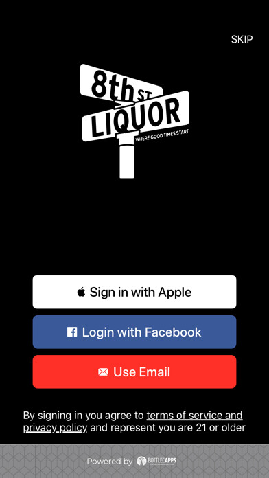Emulate iPhone app 8th Street Liquor using MyAndroid Emulate iPhone app 8th Street Liquor using MyAndroid