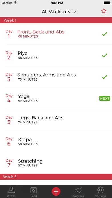 Emulate iPhone app 90 Days X Program Tracker using MyAndroid Emulate iPhone app 90 Days X Program Tracker using MyAndroid