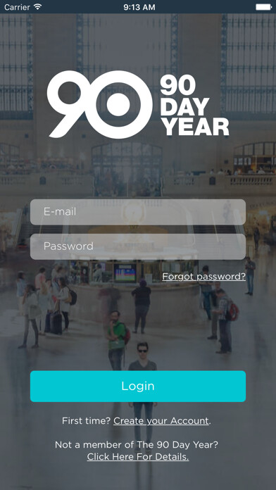 Emulate iPhone app 90 Day Year App using MyAndroid