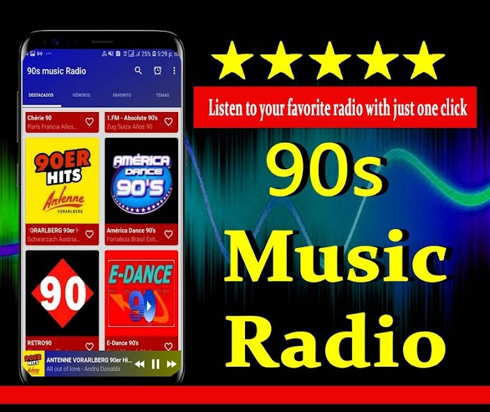 Emulate Android APK 90s Music Radio Emulate Android APK 90s Music Radio