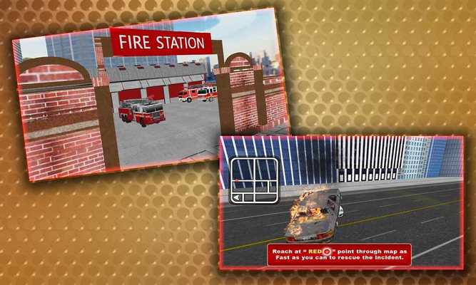 Emulate Android APK 911 Fire Truck Rescue Sim 16