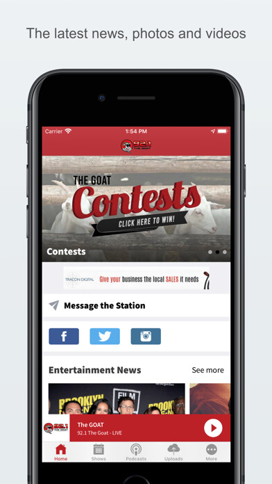 Emulate iPhone app 92.1 The GOAT using MyAndroid Emulate iPhone app 92.1 The GOAT using MyAndroid