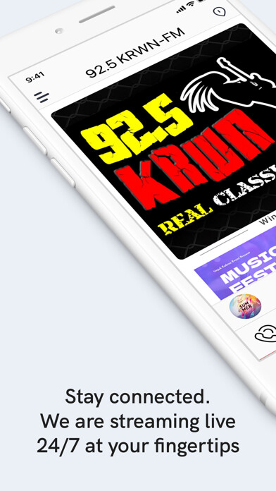 Emulate iPhone app 92.5 KRWN-FM using MyAndroid Emulate iPhone app 92.5 KRWN-FM using MyAndroid