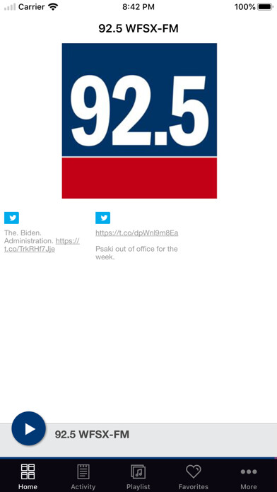 Emulate iPhone app 92.5 WFSX-FM using MyAndroid Emulate iPhone app 92.5 WFSX-FM using MyAndroid