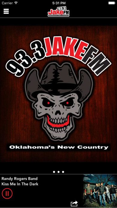 Emulate iPhone app 93.3 Jake FM using MyAndroid
