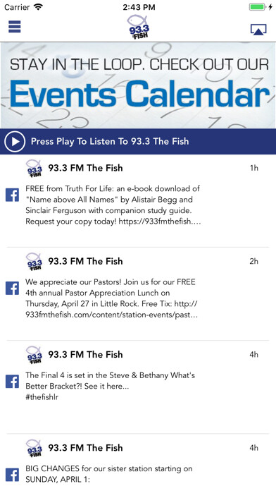 Emulate iPhone app 93.3 The Fish using MyAndroid Emulate iPhone app 93.3 The Fish using MyAndroid