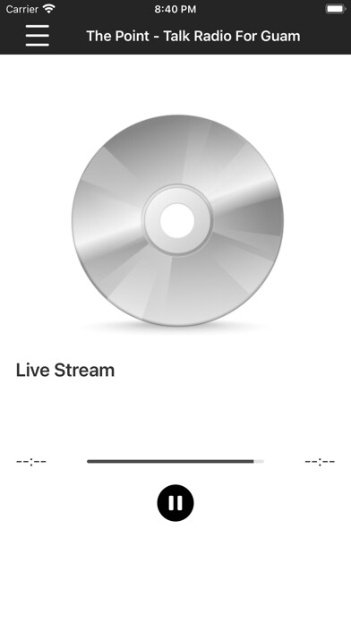 Emulate iPhone app 93.3 ThePOINT Guam using MyAndroid