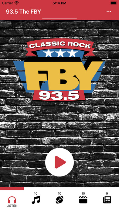 Emulate iPhone app 93.5 The FBY using MyAndroid