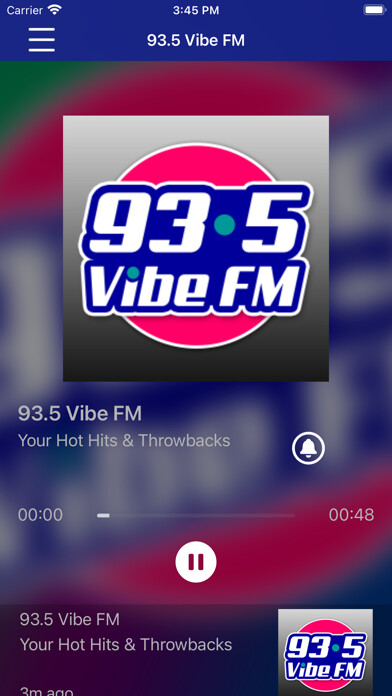 Emulate iPhone app 93.5 Vibe FM using MyAndroid Emulate iPhone app 93.5 Vibe FM using MyAndroid
