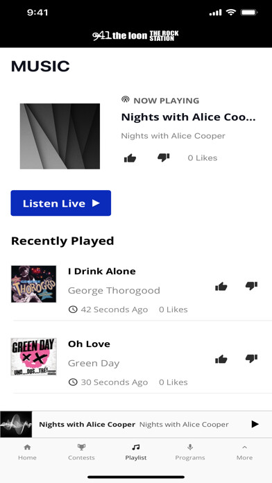 Emulate iPhone app 94.1 The Loon using MyAndroid