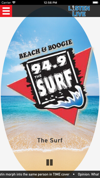 Emulate iPhone app 94.9 The Surf using MyAndroid Emulate iPhone app 94.9 The Surf using MyAndroid