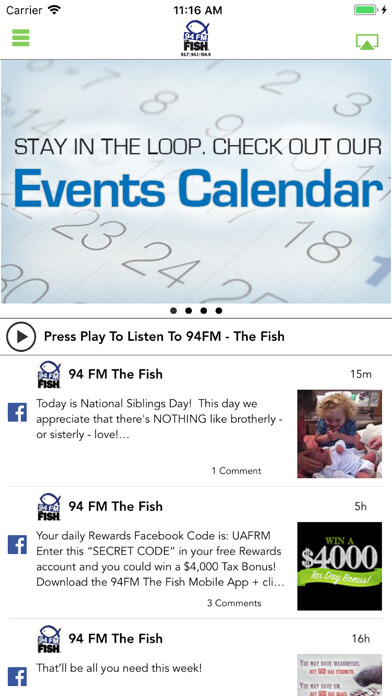 Emulate iPhone app 94 FM The Fish using MyAndroid Emulate iPhone app 94 FM The Fish using MyAndroid