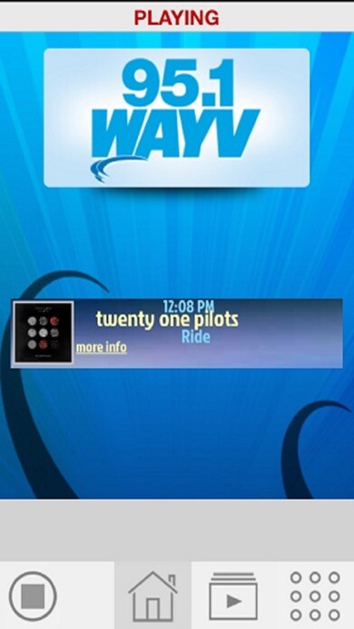 Emulate iPhone app 95.1 WAYV using MyAndroid Emulate iPhone app 95.1 WAYV using MyAndroid